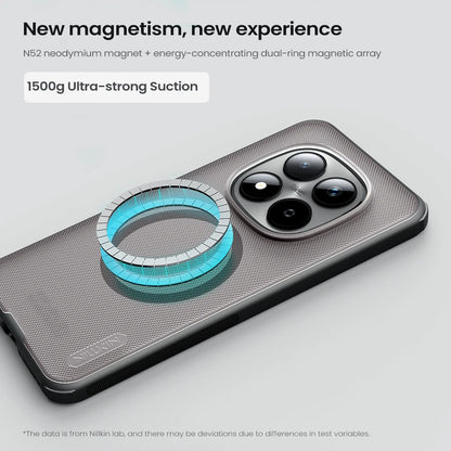 For Xiaomi Redmi Note 13 14 15 Pro Plus 5G Case Magnetic Soft Frame Hard PC Super Frosted Pro Back Cover Protection