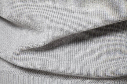 2023 New Autumn Cotton Zipper Cardigans for Men Fashion Casual Social Men Sweaters High Collar Warm Winter Knitted Sweater Men