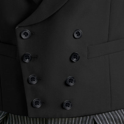 Men Vest White With Lapel Solid Double Breasted Waistcoat For Wedding Banquet Business Work Office Casual Daily Men Suit Vest