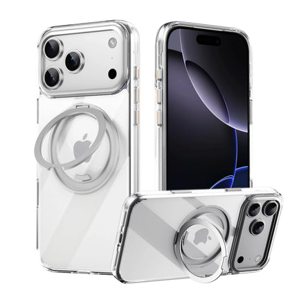360° Mechanical Torque-Sound Rotating Stand Holder Magnetic Magsafe Phone Case For iPhone 16 15 14 13 17 Pro Max Plus 17Air 16E