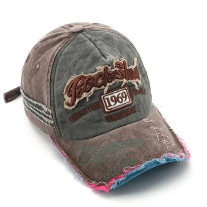 New Big Head Sports Hat Women Versatile Embroidery Contrasting Baseball Cap Men Outdoor Leisure Sunshade Adjustable Hip-hop Hat