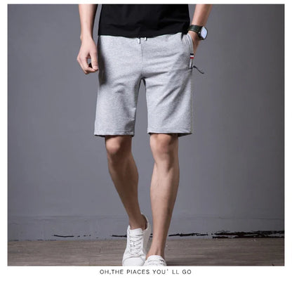 Men 2025 Summer Cotton Breeches Short Men Boardshorts Breathable Male Casual Shorts Mens Short Bermuda Beach Short Pants Hot