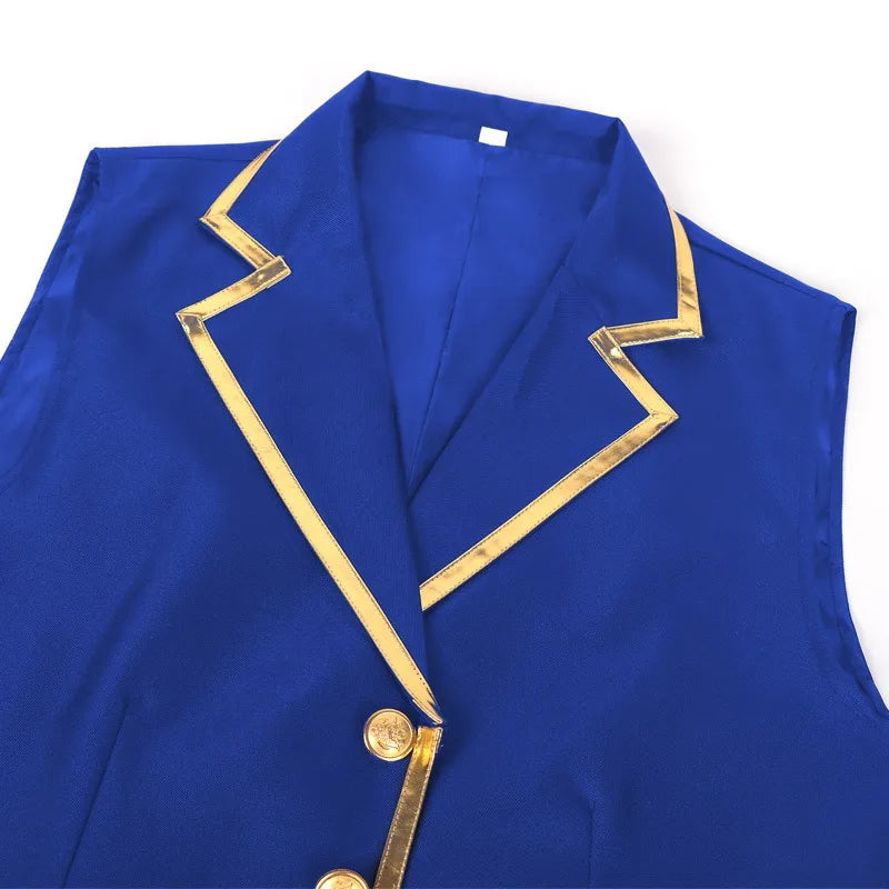 Men Suit Vest British Style Slim Contrast Color Male Waistcoat Turn Down Collar Single-breasted Wedding Party Man Vest