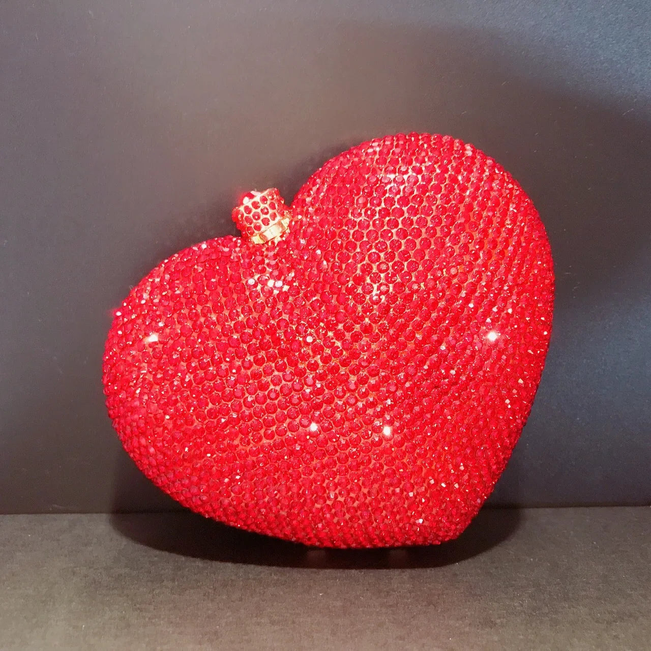 Heart Shaped Crystal Evening Clutch Bag Women Luxury Designer Rhinestones Purses And handbag Wedding Party Stones Day Clutches