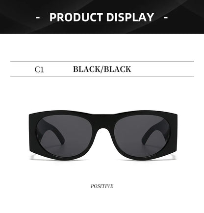 2025 Luxury Designer UV400 Large Frame Sunglasses Women Men New Trendy Sun Glasses Ladies Vintage Cool Gafas De Sol Eyeglasses