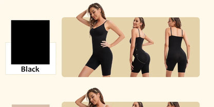 Seamless Bodysuit Compression Open Crotch Shapewear Women Push Up Corset Slimming Butt Lifter Full Body Shaper Slimmer