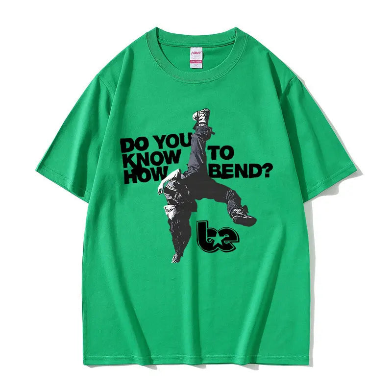 Hit Me Hard and Soft Do You Know To How Bend Same Style Print T-shirts Men Women Fashion Pop Music T Shirts Oversized T-shirt