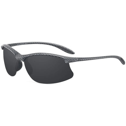 Polarized Sports Sunglasses for Men Women Tr90 Unbreakable Frame for Running Fishing Baseball Driving MJ8002
