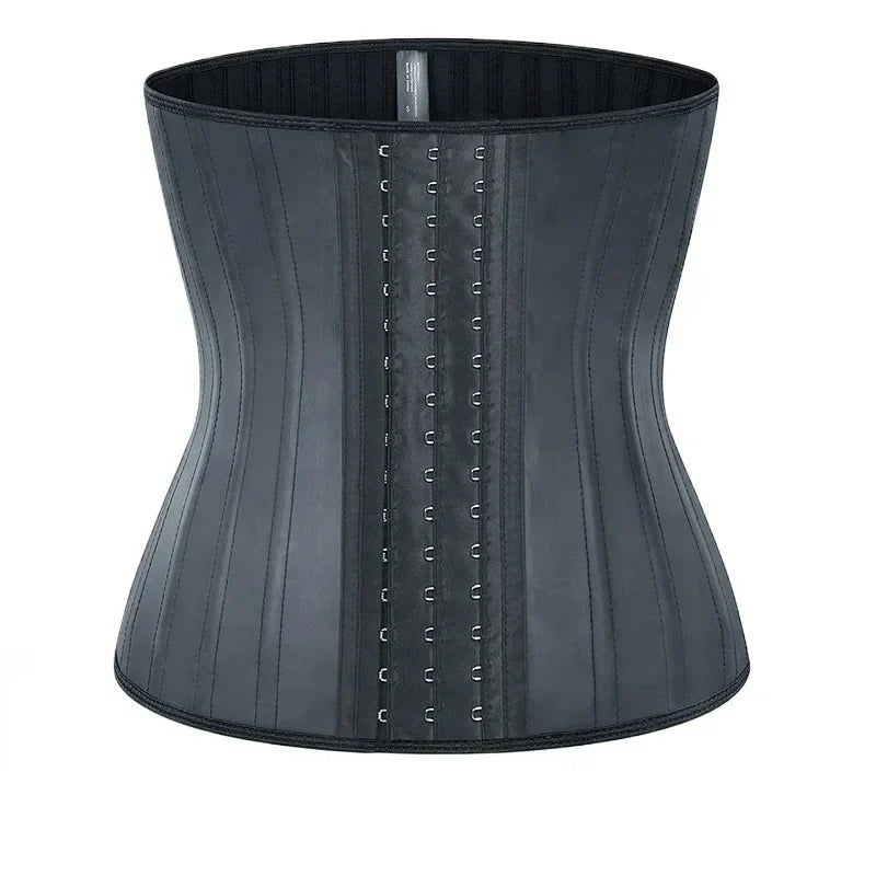 25 bones Corset Waist Trainer Latex Body Shapewear Women Tummy Shaper Belly Sheath Sllimming Belt Modeling Strap Weight Loss