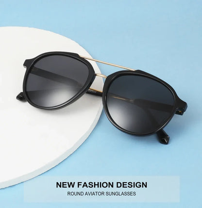 Fashion Polarized Sunglasses Men Women Metal Frame Pilot Sun Glasses UV400 Protection Shade