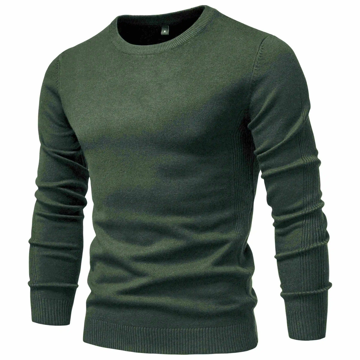 2021 New Winter Thickness Pullover Men O-neck Solid Color Long Sleeve Warm Slim Sweaters Men Men's Sweater Pull Male Clothing