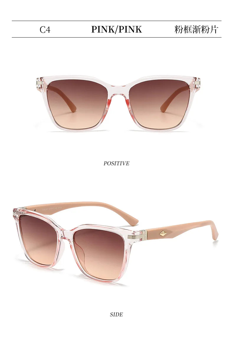 New Trend Sunglasses for Women and Men Simple Design Decorative Glasses Car Driving Eyewear Unisex UV400 Sun Glasses