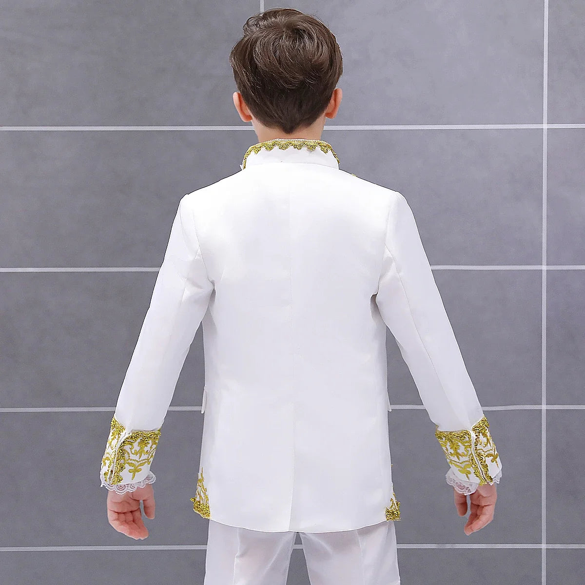 Boys Suit kids Prince Costume Halloween Carnival Outfit Teenager Wedding Photography Graduation Prom Birthday Party Gift Tuxedo