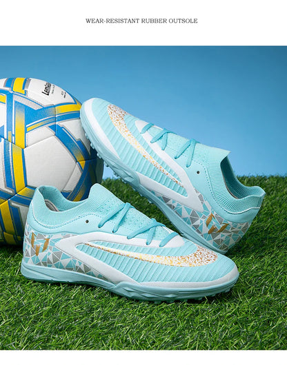 New Kid Match Boys Soccer Shoes Comfortable Outdoor Match Professional Football Boots Sneakers Non-Slip Sports Shoes Unisex