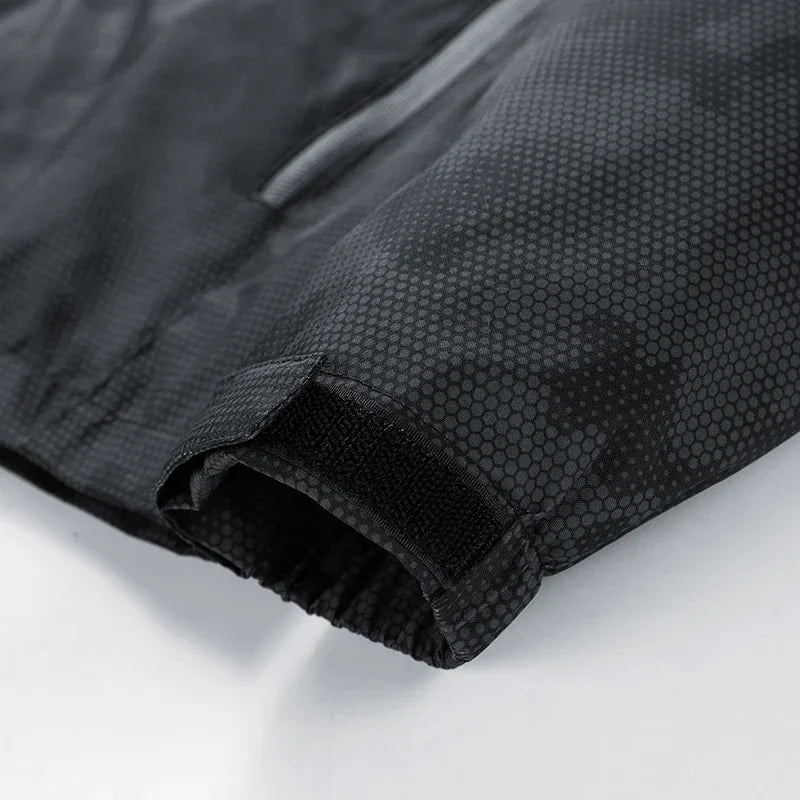 Hooded Hiking Jacket Men Outdoor Bomber Jackets Waterproof Windbreaker 2024 Spring Autumn Sports Casual Cargo Jackets Mens Coats