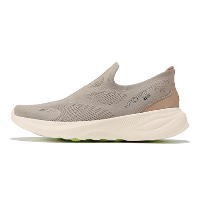 Men's SOFT GO 2 KNIT Slip-on Casual Walking Shoes Cushion Comfy Stable LiNing Mesh Jogging Daily Sports Sneakers AGLV017