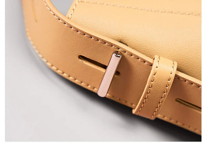 Ladies' Split Leather Bucket Shoulder Bags Female Commute Shopping Messenger Bags Adjustable Shoulder Strap Women Casual Handbag