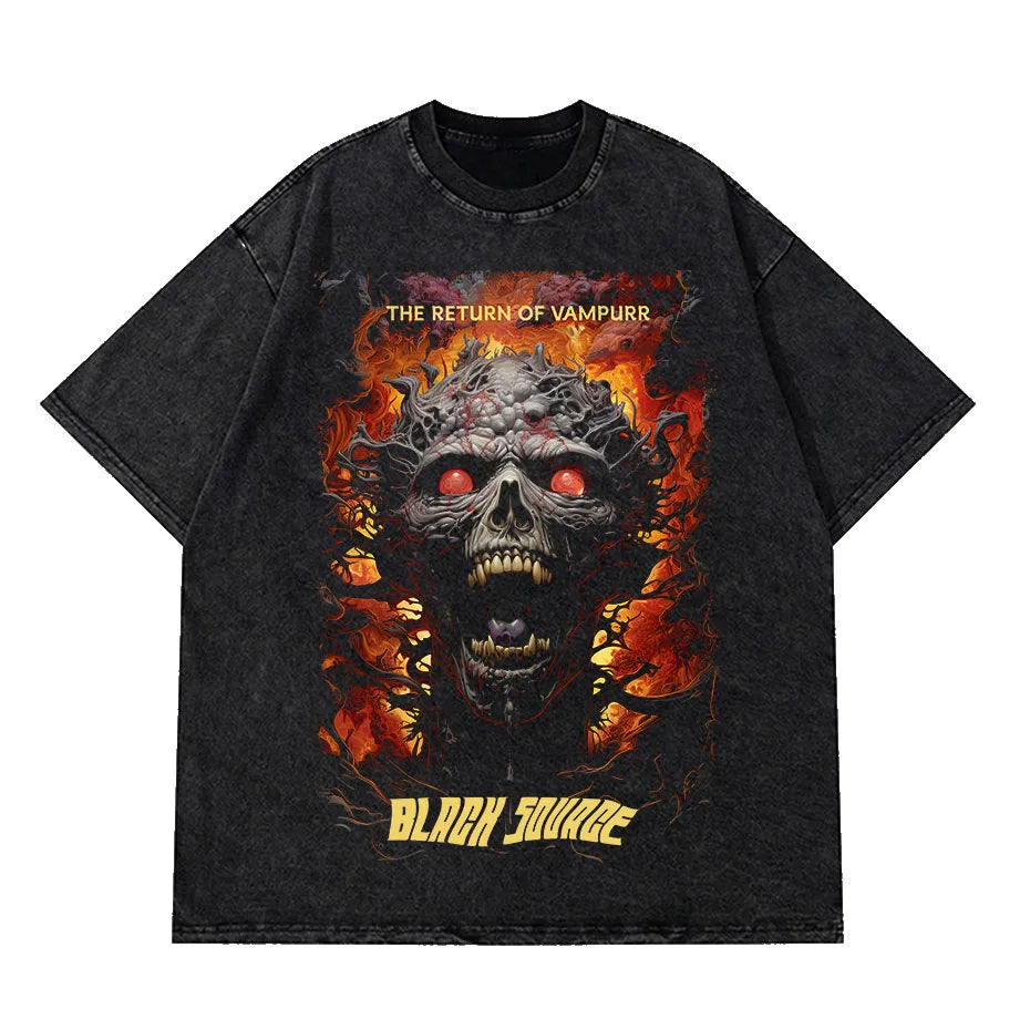 The Return Of Vampurr T-Shirt Men O Neck cool summer T Shirts Short Sleeve Tees fashion Tops