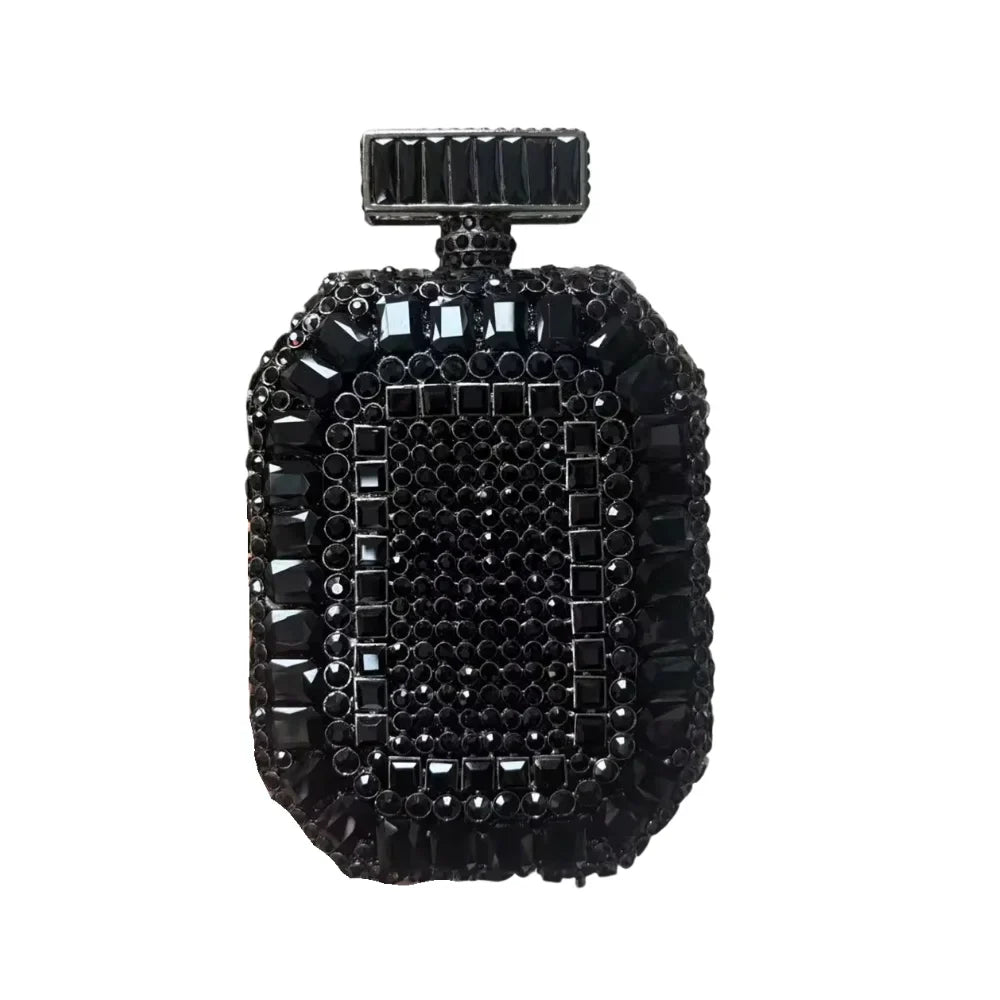High Quality Luxury New Design Perfume Bottle Diamond Bag, Diamond Wedding Party, Handbag, Evening Bag, Crystal Clutch
