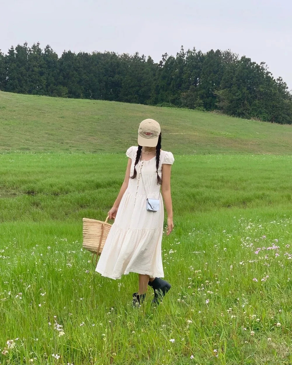 Spring 2025 Chic A-Line Dr Korean Sle Long Svel Women's Faionable Gown Ele Personali Commute Suitable Dr