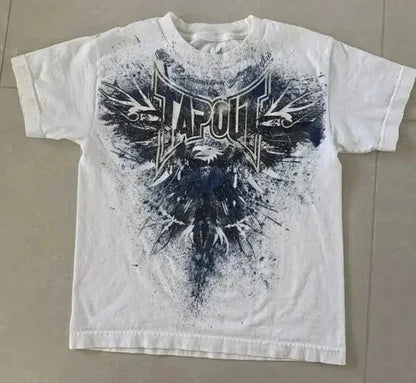 Men's Y2K T-Shirt Basketball Graphic Street Hip Hop Goth Summer Y2K Print Harajuku Short Sleeve Cotton Top Oversized T-Shirt Set