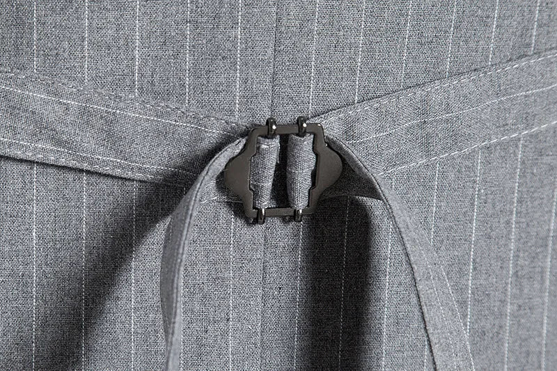 Men's Suit Vest Striped Single Breasted Waistcoat Stylish Mail Suit Retro Vest Wedding Business Banquet Daily Groomsman Uniform