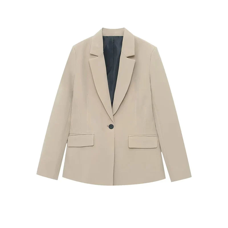 2026 New Office Women's Blazers & Jackets Fashion Slim Elegant Spring Women's Jacket Chic Young Commuter Warm Long Sleeve Blazer