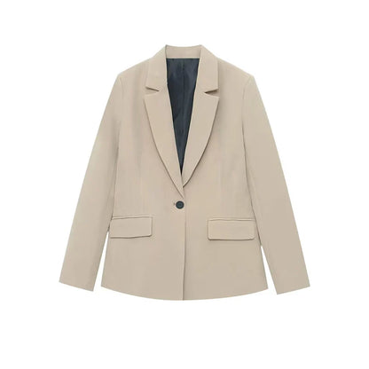 2026 New Office Women's Blazers & Jackets Fashion Slim Elegant Spring Women's Jacket Chic Young Commuter Warm Long Sleeve Blazer