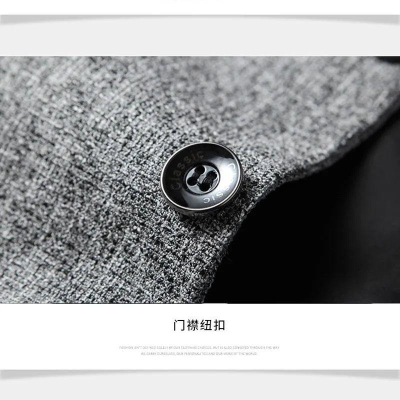 2026 Spring New Arrival Men's Business Casual Blazer High Quality Suit Jacket Comfortable Daily Wear Office Work Outwear