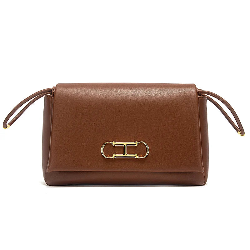Women's Single Room Bag 2026 New Beige Flip Cover Handbag for Women's Commuting