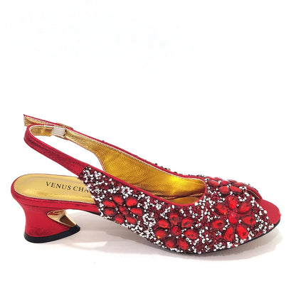 Summer Sandals for Party and Weddings Peep-Toe Bridal Shoes Women 2023 Comfortable Shoes and Bag Set for Lady