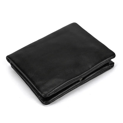 Men Card Holder Geestock Men's Wallet Rfid Credit Card ID Short Wallet Fashion Multi Card Retro Cowhide Coin Purse Casual wallet