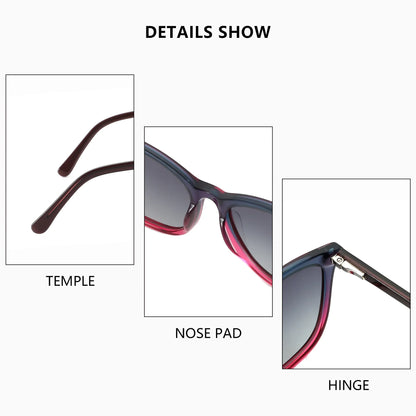 2026 Trend Cat Eye Polarized Sunglasses Women Handmade Acetate Sun Glasses Ladies Fashion Shades A23601
