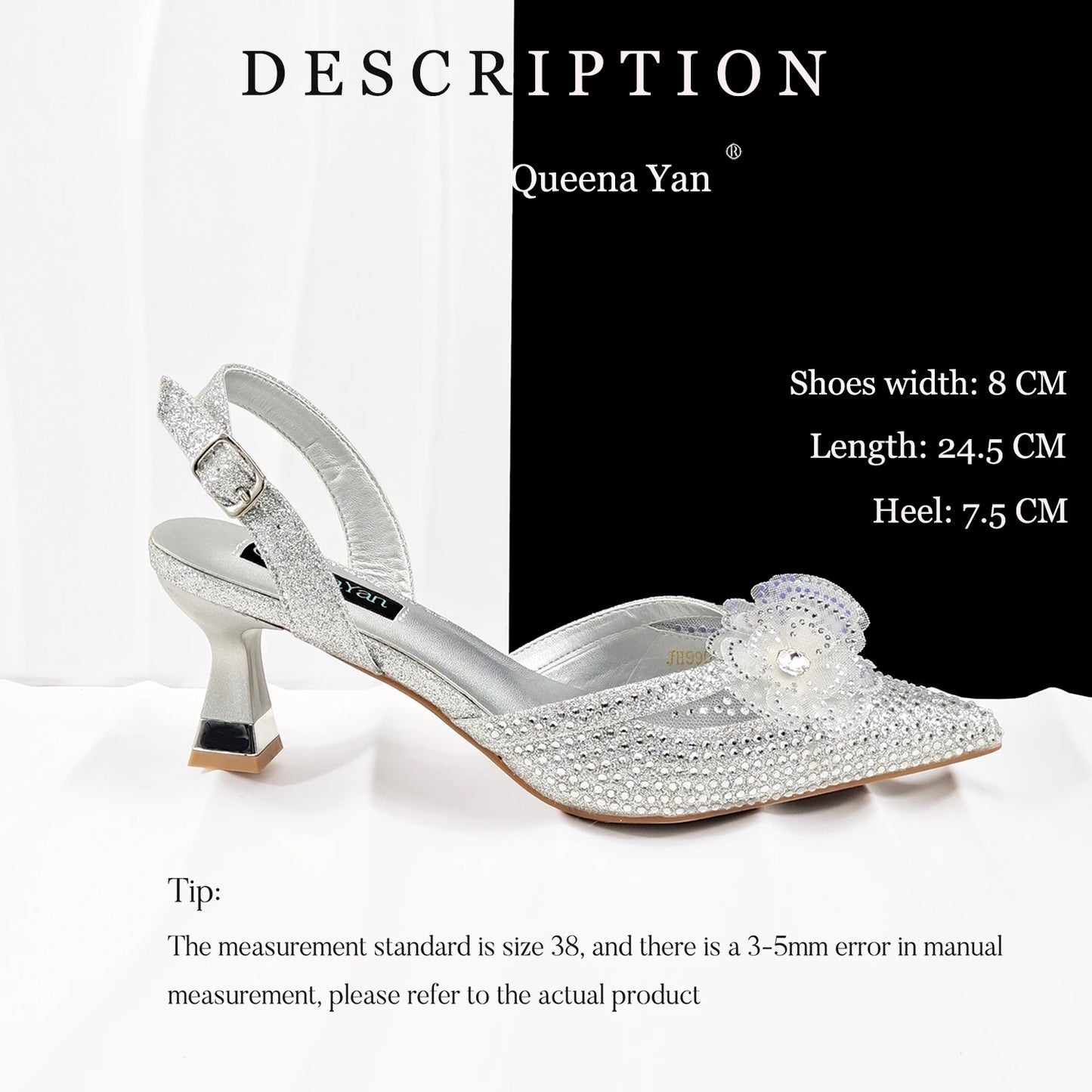 Elegant African-Inspired Evening Shoes and Handmade Clutch Set Pointed Toe High-Heel Women's Footwear and Matching Bag