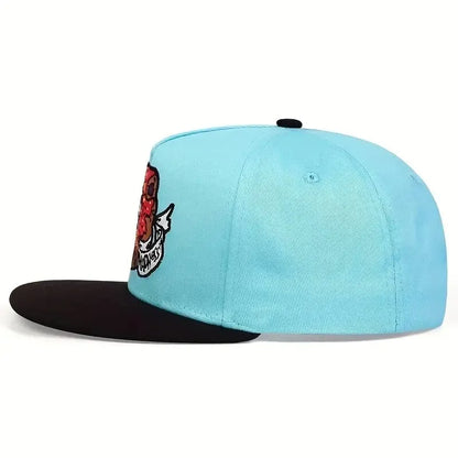 Unisex Doughnut Embroidery Hip-hop Hats Outdoor Adjustable Casual Baseball Caps Sunscreen Hat