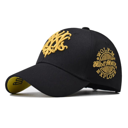 Fashion Baseball Caps Snapback Hats Men Women Adjustable 3D Totem Embroidery Hip Hop Hats Summer Outdoor Casual Sun Visors Caps