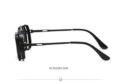 2024 Steampunk Sunglasses For Men Fashionable Square Punk Fashion Glasses Designer Sunglasses Women Trendy Gafas De Sol Hombre