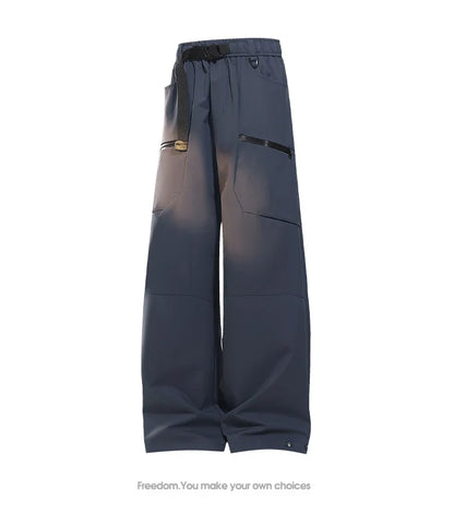 Autumn Hiking Pants Male With Belt Outdoor Waterproof Windproof Camping Trousers Spring Women Wear-Resistant Mountaineering Pant