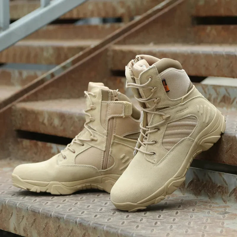 Winter Men's Boots Special Forces Combat High Boots Outdoor Sport Climb Mountains Cross Country Men's Shoes Army Tactical Boots