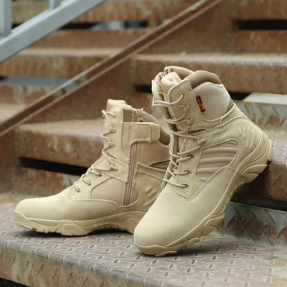 Winter Men's Boots Special Forces Combat High Boots Outdoor Sport Climb Mountains Cross Country Men's Shoes Army Tactical Boots