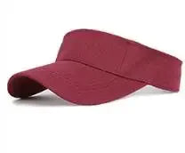 Summer Visors Denim Women Outdoor Sports Sun Baseball Cap Hat Golf Hiking Tennis Running Man Sunscreen Caps Autumn Red Wholesale
