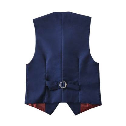 Boys Suit Vest Casual College Party Wedding Kids Vest Size 4-16Y