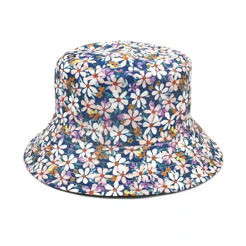 Wholesale New Bob Summer Bucket Hats Reversible Men Ladies Cotton Outdoor Sports Pull Up Fashion Panama Sun Hat Gift Wine Party