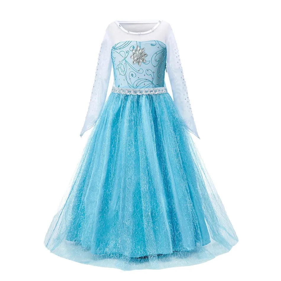 Kids Encanto Mirabel Isabela Dolores Costume Girls Elsa Belle Rapunzel Mermaid Carnival Cosplay Dress Children Princess Clothes