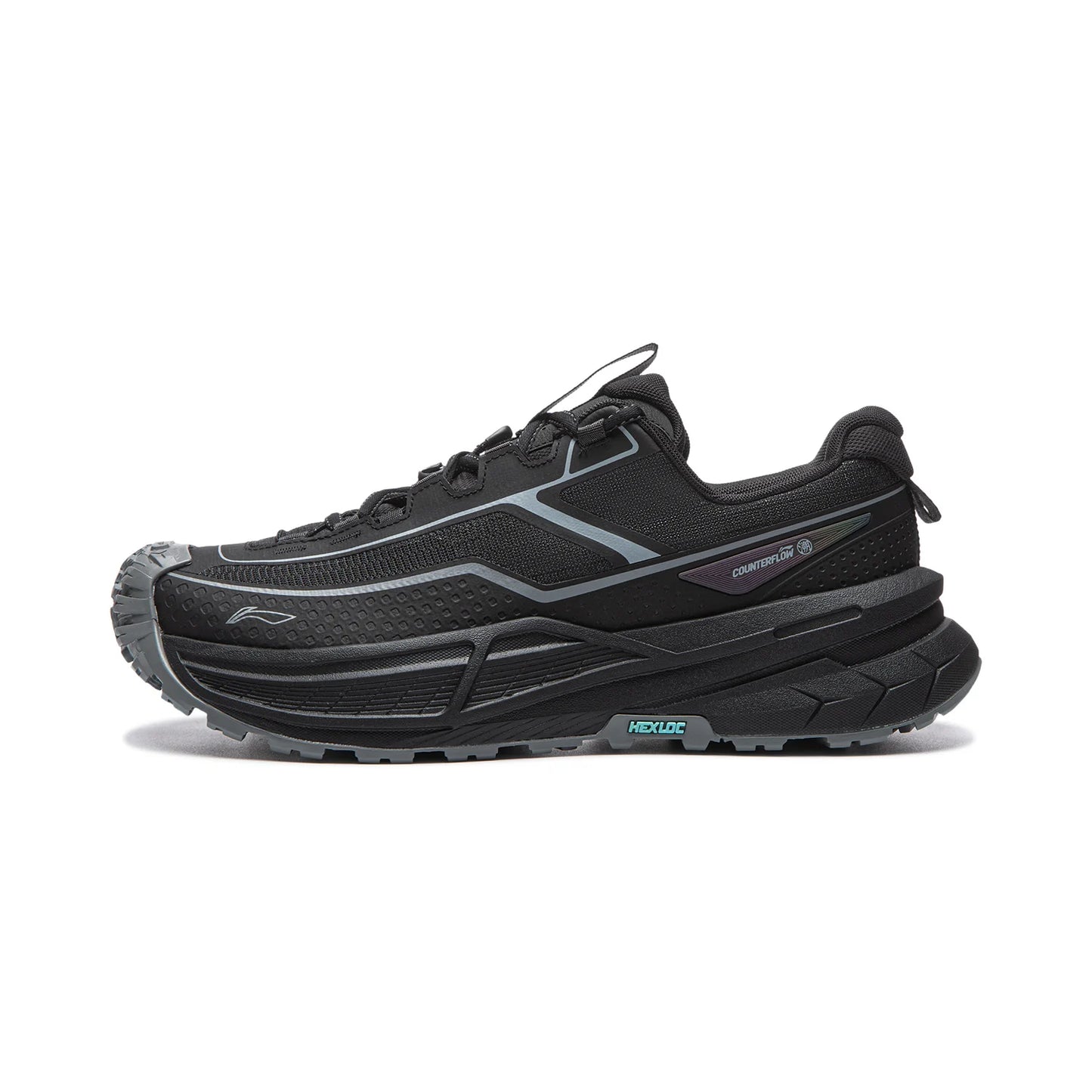 Unisex AXC RUSH 2 Outdoor Hiking Shoes BOOM Cushion Lightweight Springy Stable LiNing Anti-slip Sneakers AHTW003