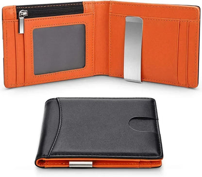 Business Card Holder Smart Wallets for Men Carbon Fiber Slim Thin Minimalist Wallet Custom Personalized Gift EDC
