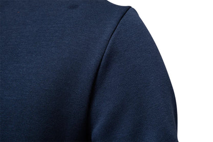 Cotton-blend Mens Crew Neck Solid Color Sweatshirts Pullover Casual Sport Sweatshirt for Men