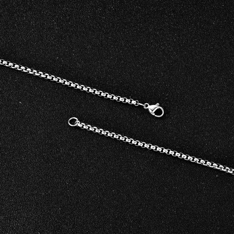 2.2mm Moissanite 925 Sterling Silver Cross Pendant Necklace Stainless Steel Rollo Chain for Men Fashion Party Daily Gift