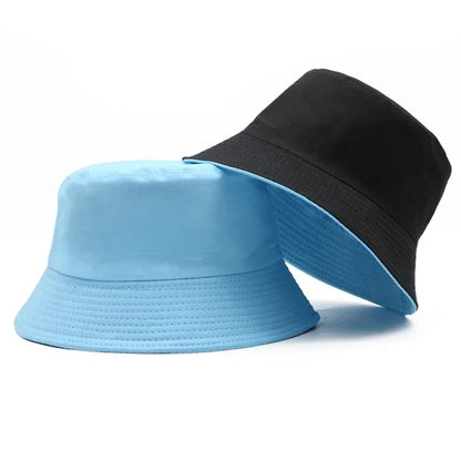 Wholesale New Bob Summer Bucket Hats Reversible Men Ladies Cotton Outdoor Sports Pull Up Fashion Panama Sun Hat Gift Wine Party