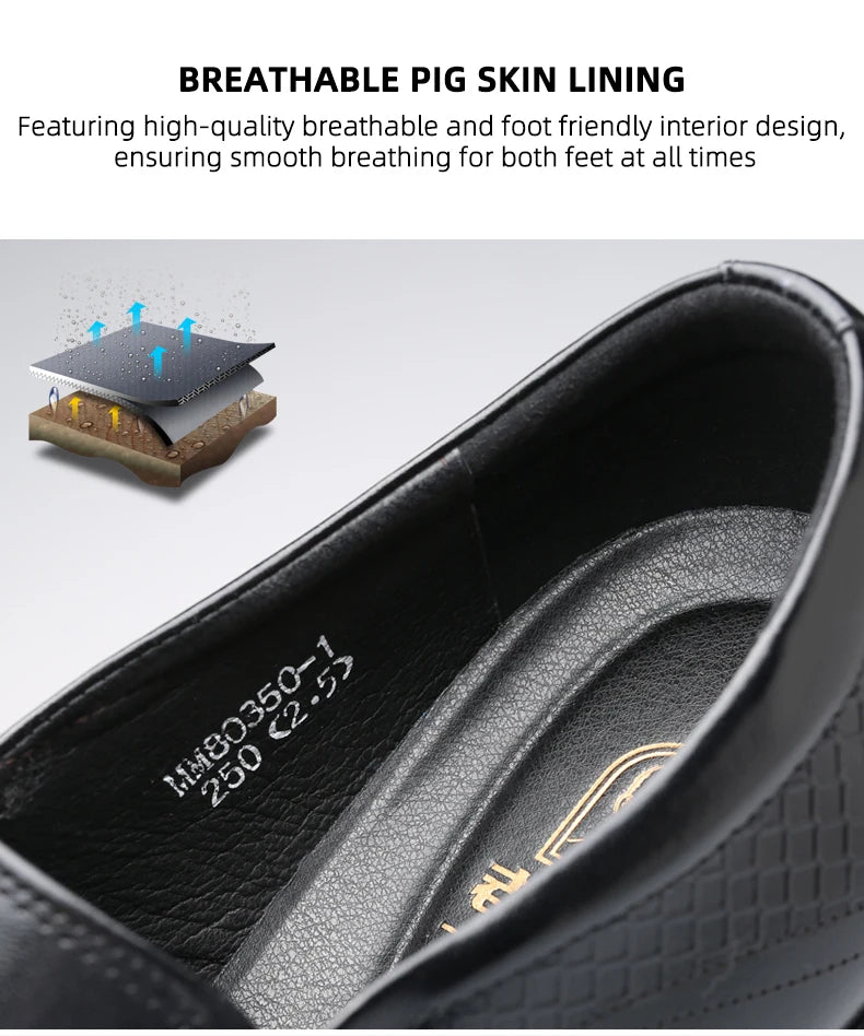 Genuine leather breathable business casual leather shoes Korean version formal British commuting leather shoes
